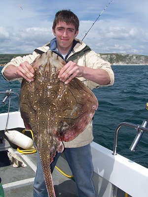 ray caught on Piscary